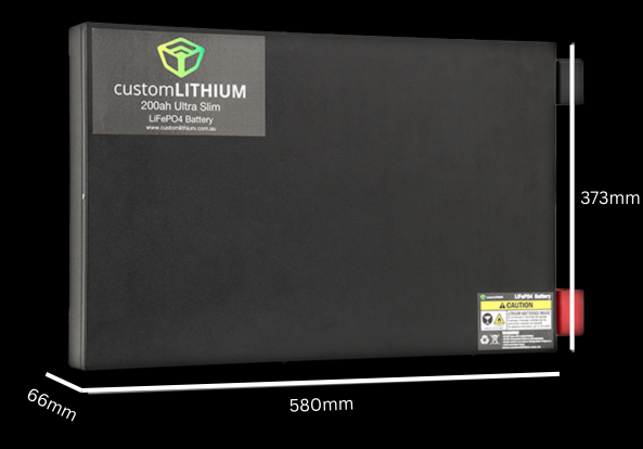 Ultra Slim Lithium Battery 200Ah