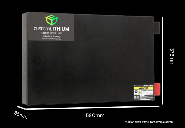Ultra Slim Lithium Battery 310Ah