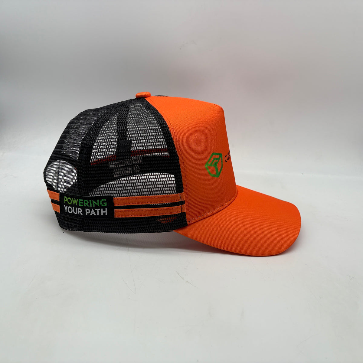 Custom Lithium Trucker Hat - Orange