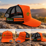 Custom Lithium Trucker Hat - Orange