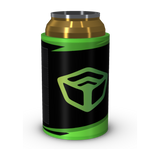 Stubby Cooler - Black/Green Lightning