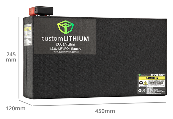 Slim Lithium Battery 200Ah