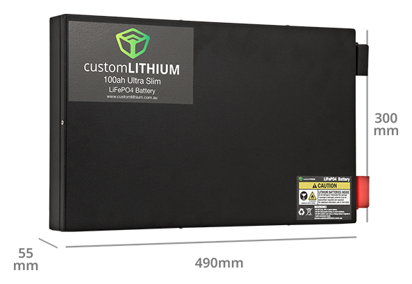 Ultra Slim Lithium Battery 100Ah