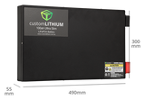 Ultra Slim Lithium Battery 100Ah