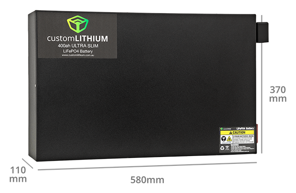 Ultra Slim Lithium Battery 400Ah