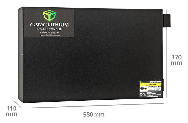 Ultra Slim Lithium Battery 450Ah