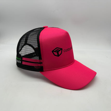 Custom Lithium Trucker Hat - Pink