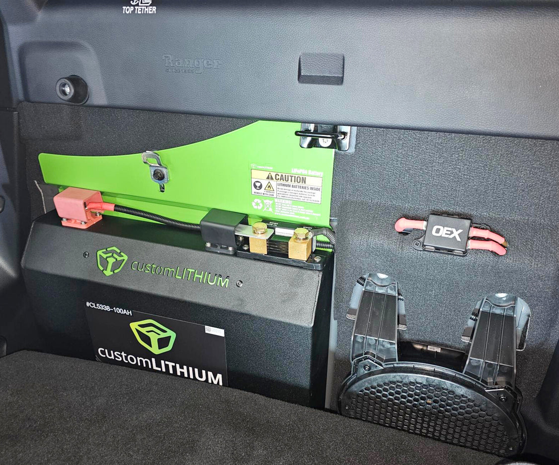 Ford Ranger Remote Battery Ford Ranger Dual Battery – Custom Lithium
